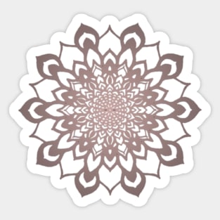 Bronze Mandala Sticker